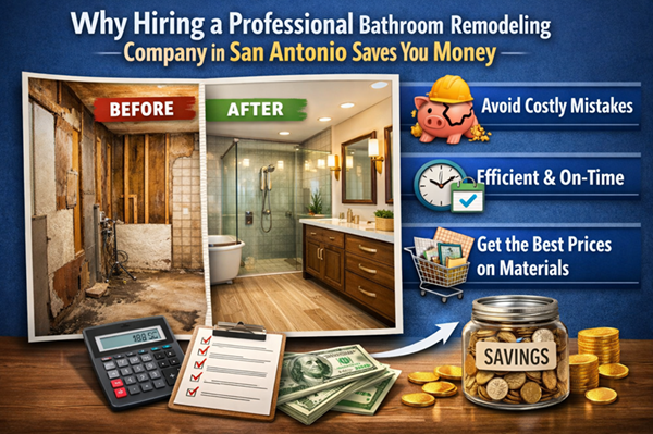 Bathroom remodeling benefits in San Antonio