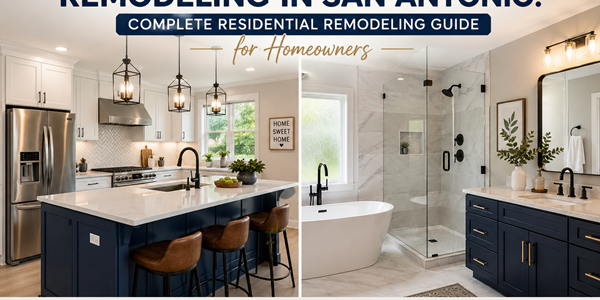 Kitchen and Bathroom Remodeling in San Antonio Complete Residential Remodeling Guide for Homeowners