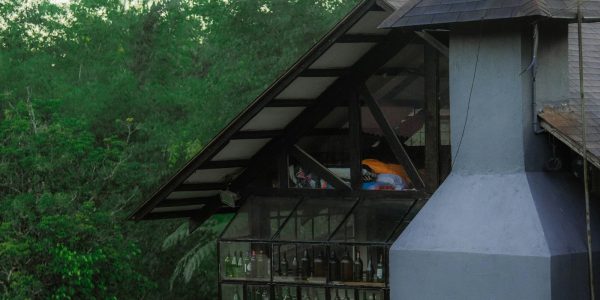 Small backyard guest house or casita structure in San Antonio