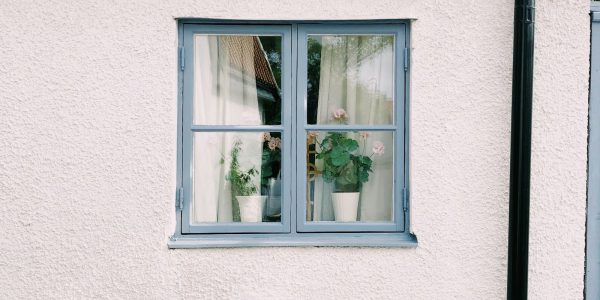 New energy-efficient window installed in a San Antonio home exterior